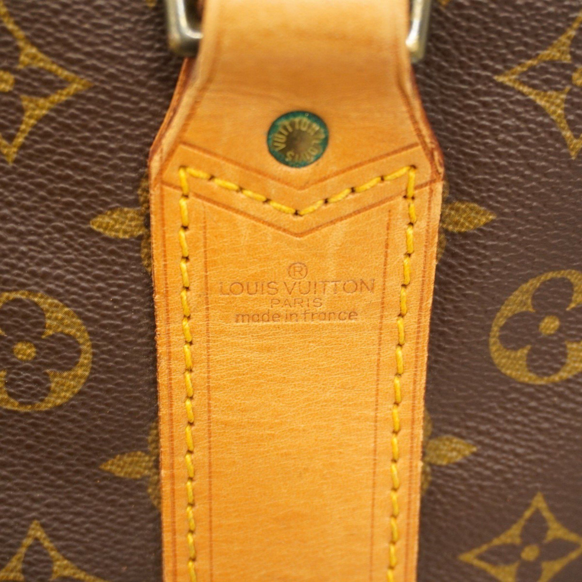 Louis Vuitton Monogram Sac Polochon Boston Bag M41222 Brown Men's