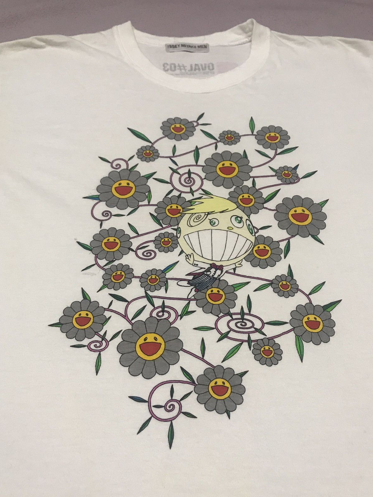 T-shirt ISSEY MIYAKE X TAKASHI MURAKAMI - Collaboration Artistique - Taille F (Regular) - Neuf Sans étiquettes