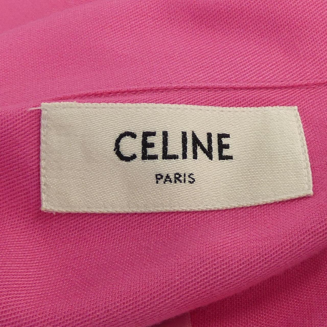 Celine Celine Celine S/S Shirt Shirt Cotton Tops 2C831171S DUTY FREE for USA Size ONE SIZE - 4 Thumbnail