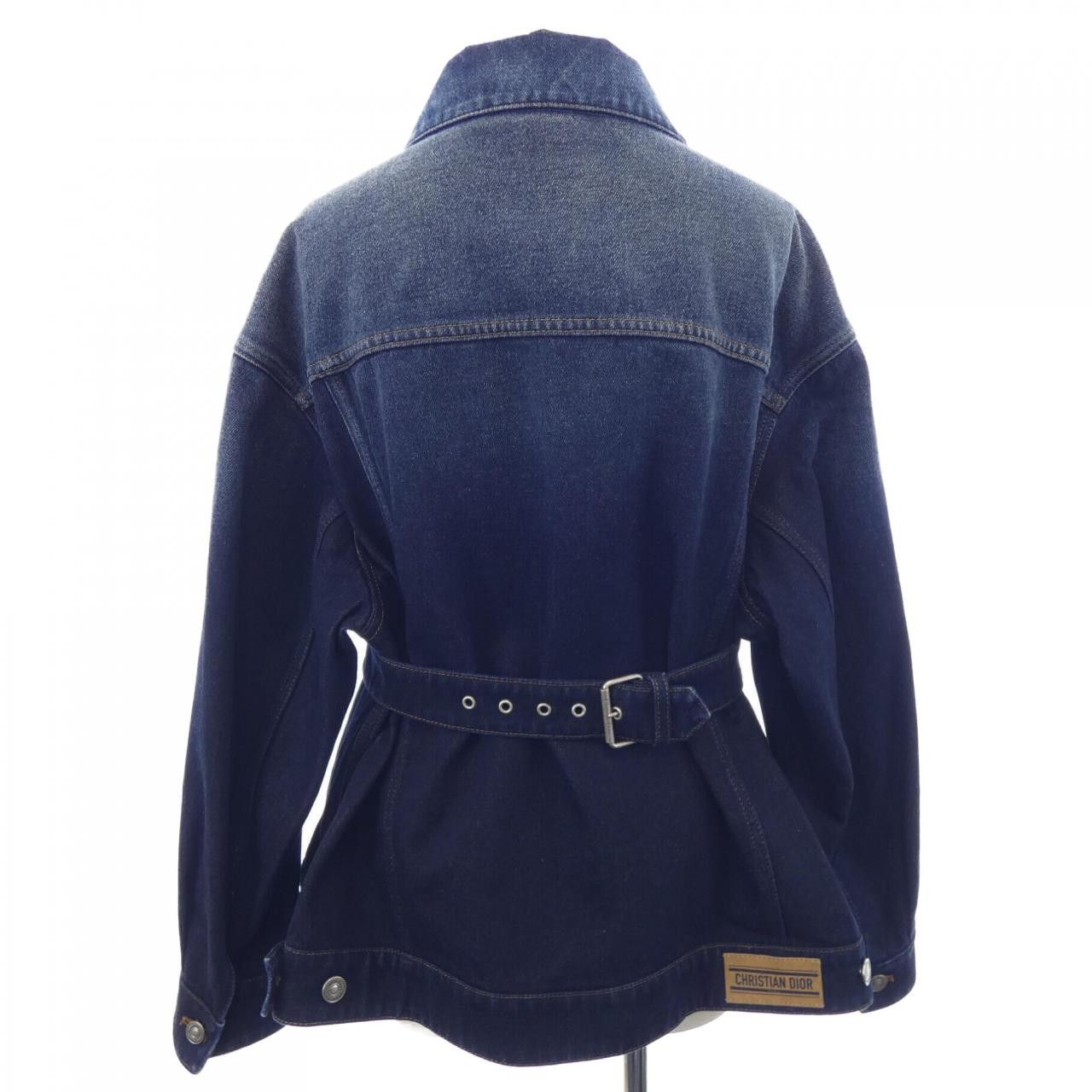 Dior Dior Christian Dior Denim Jacket Denim Outerwear 352V35A3689 DUTY FREE for USA Size ONE SIZE - 2 Thumbnail
