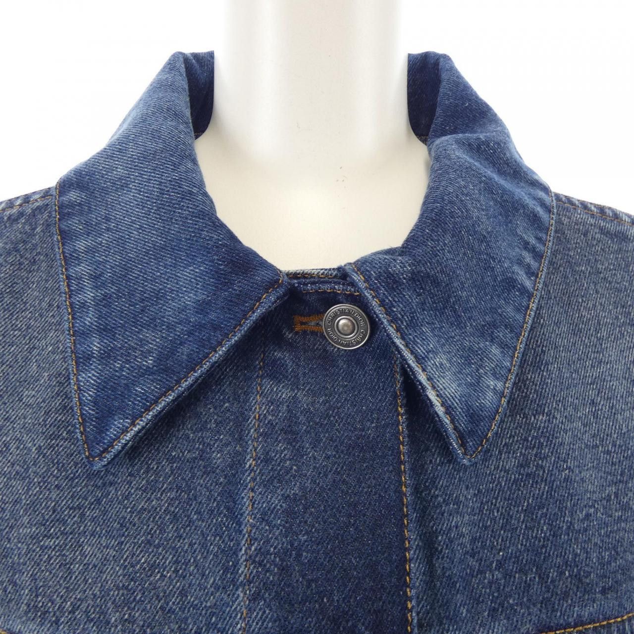 Dior Dior Christian Dior Denim Jacket Denim Outerwear 352V35A3689 DUTY FREE for USA Size ONE SIZE - 5 Thumbnail