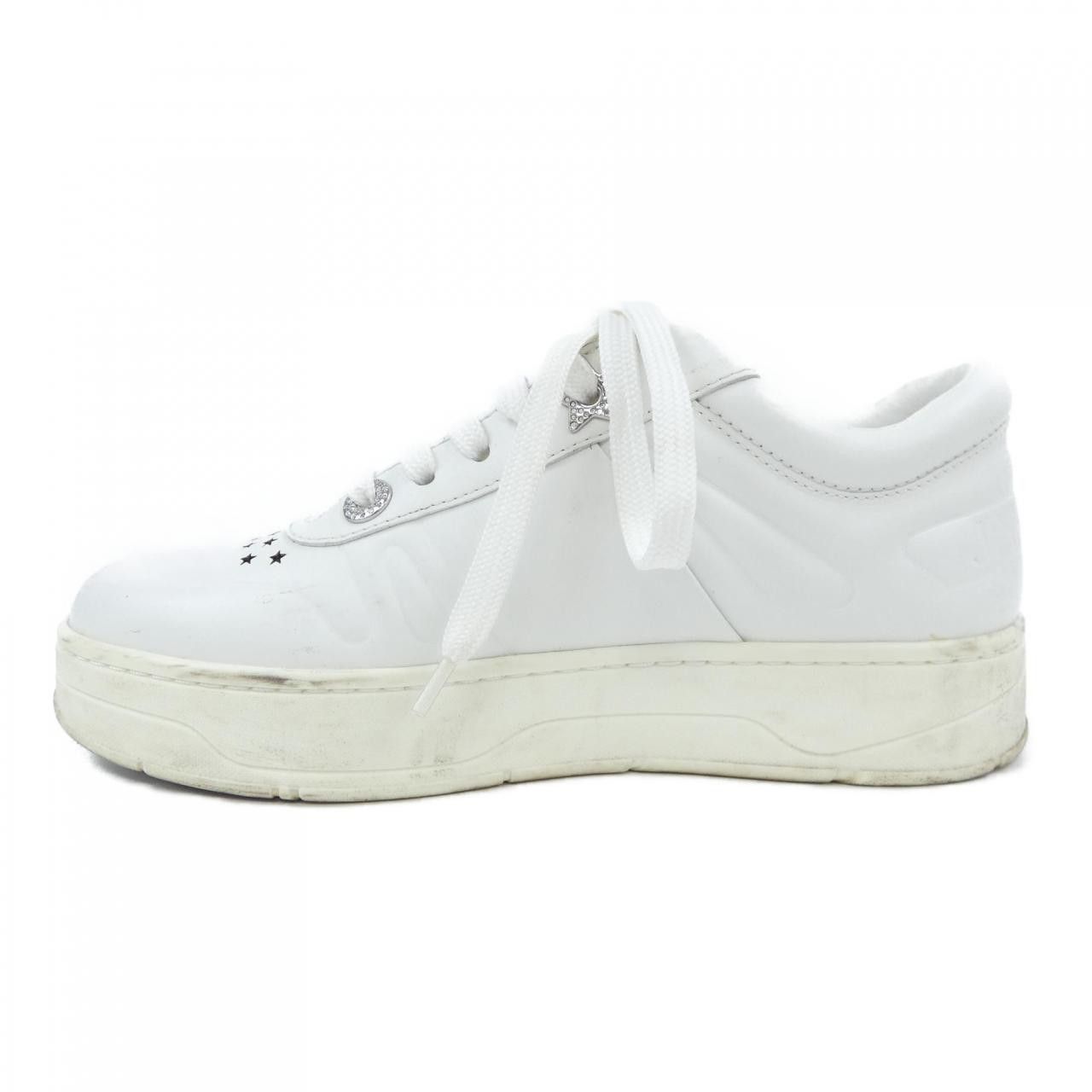 Jimmy Choo Jimmy Choo Jimmy Choo Sneakers Leather Shoes DUTY FREE for USA Size ONE SIZE - 2 Thumbnail