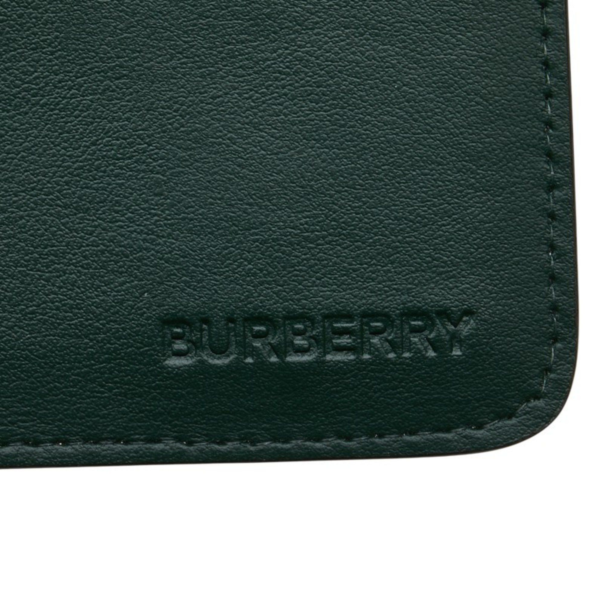 Burberry Burberry logo wallet/coin case in orange multicolored leather for women. Size ONE SIZE - 9 Thumbnail
