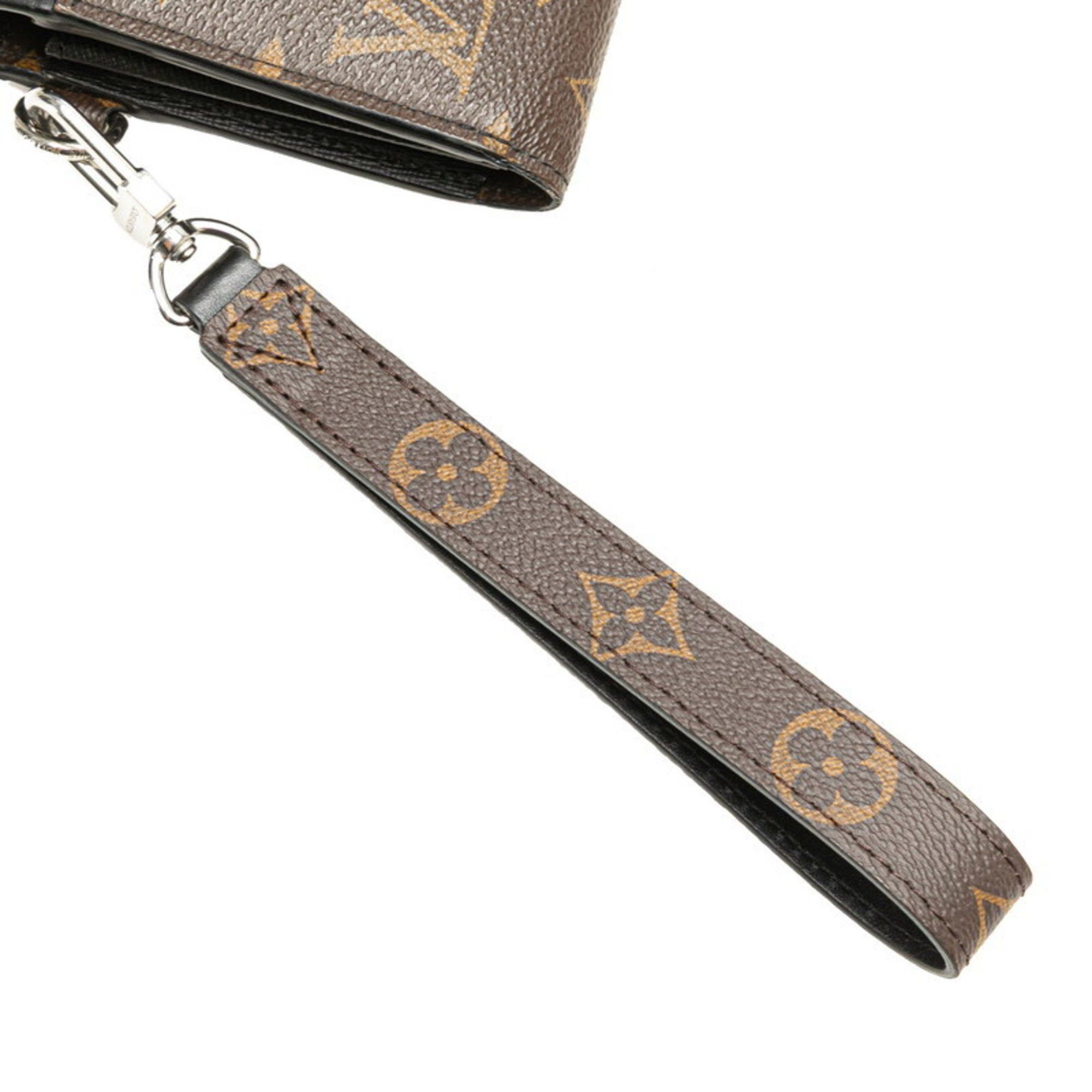 Louis Vuitton Louis Vuitton Monogram Macassar Zippy Dragonne L-shaped Zipper Long Wallet M69407 Brown and Black Leather Women's LOUIS VUITTON Size ONE SIZE - 7 Thumbnail