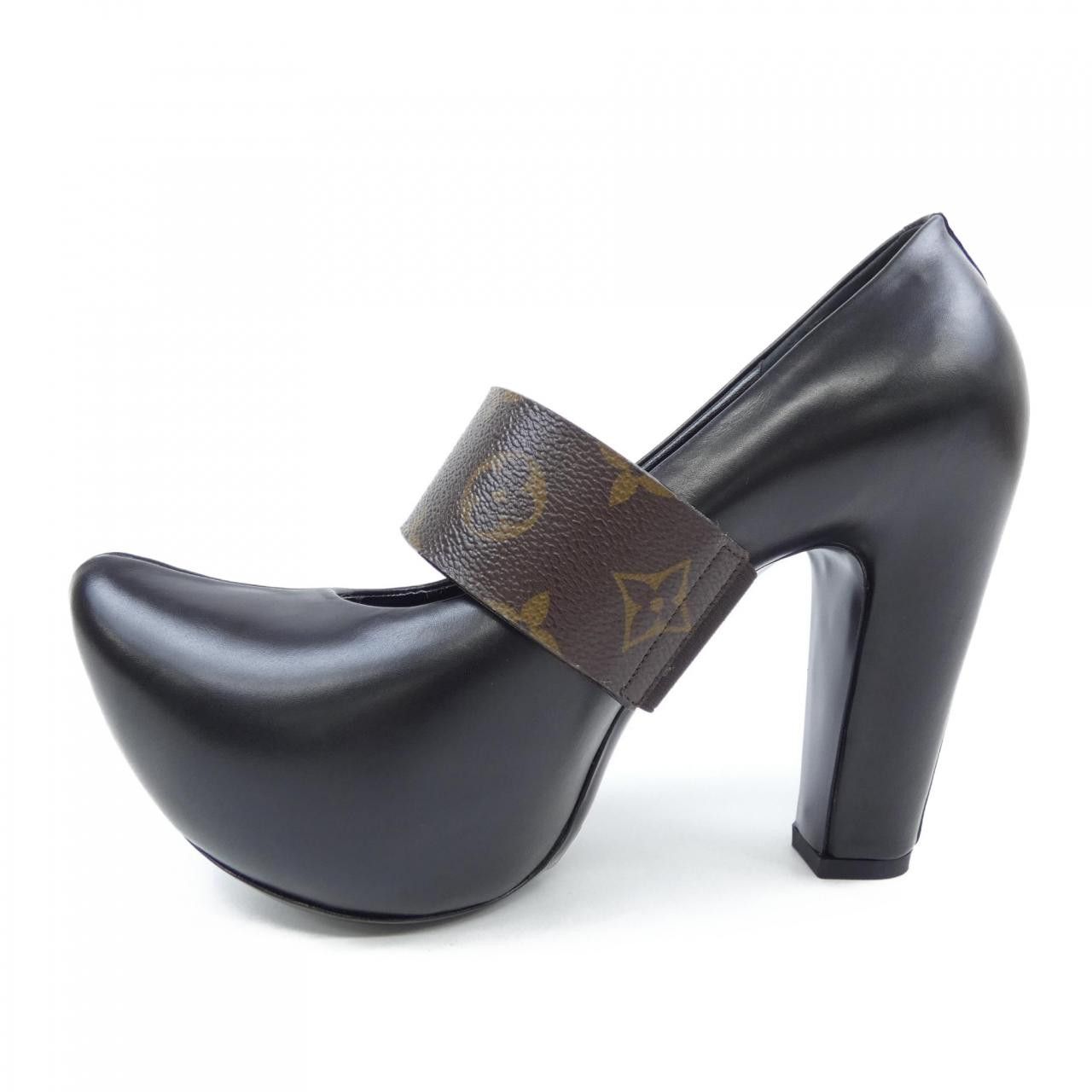 Louis Vuitton Louis Vuitton Louis Vuitton Puffy Line Pumps Leather Shoes DUTY FREE for USA Size ONE SIZE - 2 Thumbnail