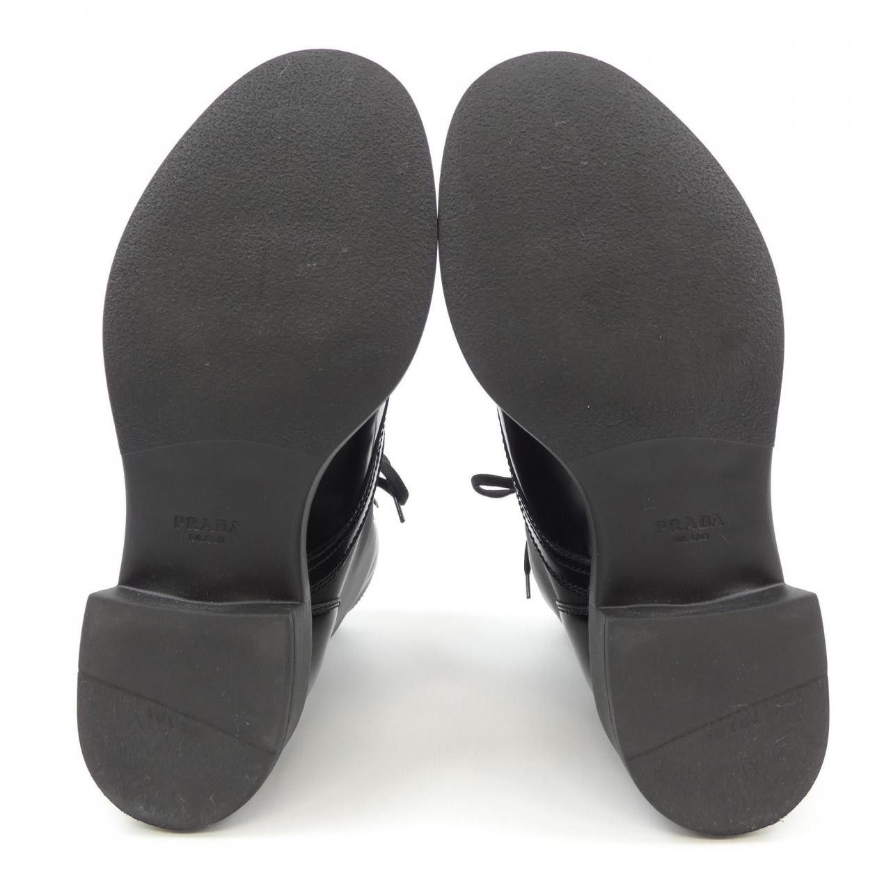 Prada Prada Prada 1T782M 3LF7 Brushed Leather Boots Leather Shoes 1T782M DUTY FREE for USA Size ONE SIZE - 4 Thumbnail