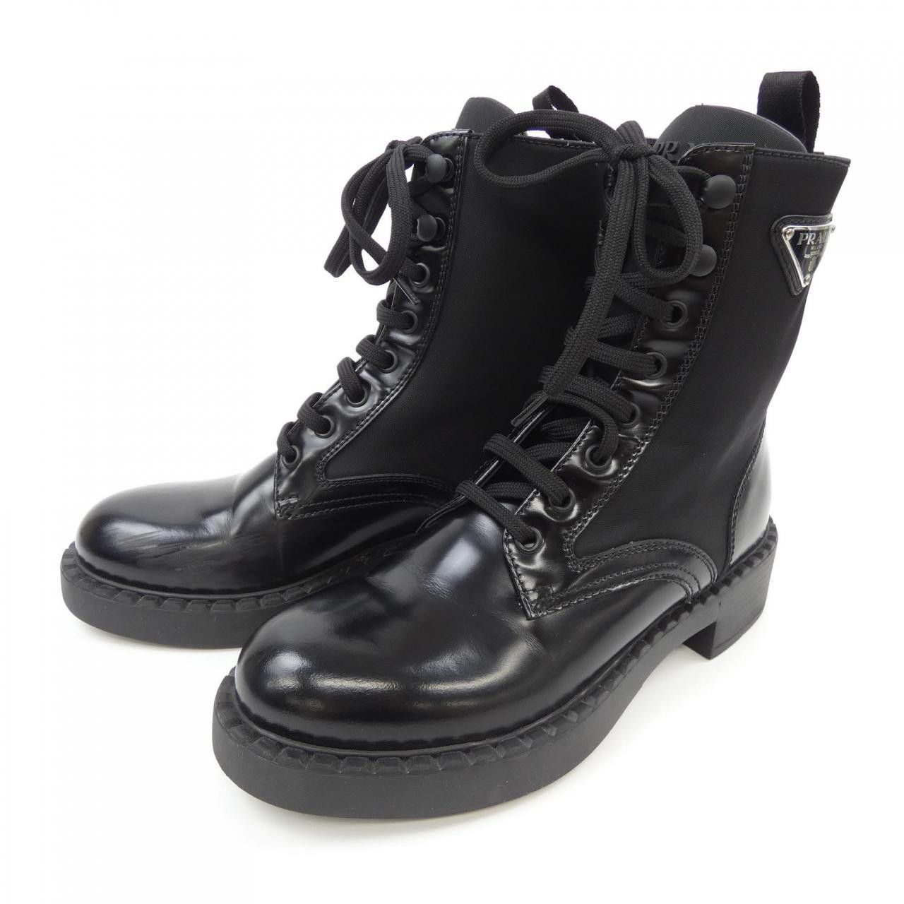 Prada Prada Prada 1T782M 3LF7 Brushed Leather Boots Leather Shoes 1T782M DUTY FREE for USA Size ONE SIZE - 3 Thumbnail