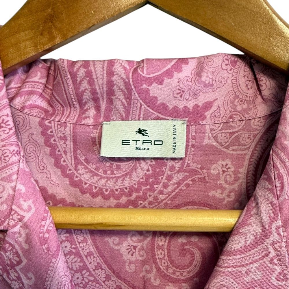 Other Other Etro Paisley Embroidered Open Collar Shirt Shirt Others Tops DUTY FREE for USA Size ONE SIZE - 4 Thumbnail