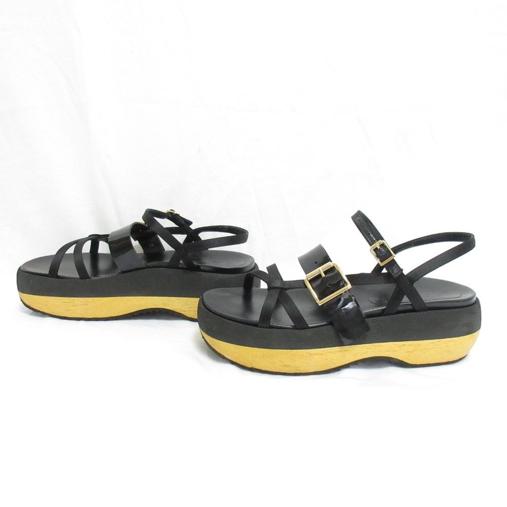 Marni Marni Marni Patent Leather Flat Sandals Enamel Shoes DUTY FREE for USA Size ONE SIZE - 3 Thumbnail