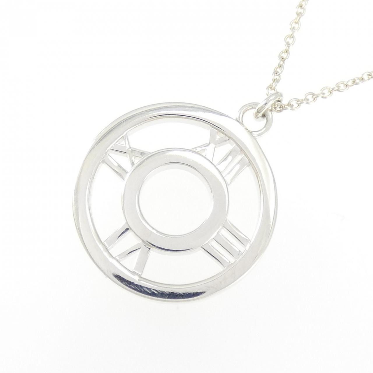 Tiffany & Co. Tiffany & Co. Tiffany Atlas Open Medallion 925 Silver Necklace Metal Necklace DUTY FREE for USA Size ONE SIZE - 3 Thumbnail