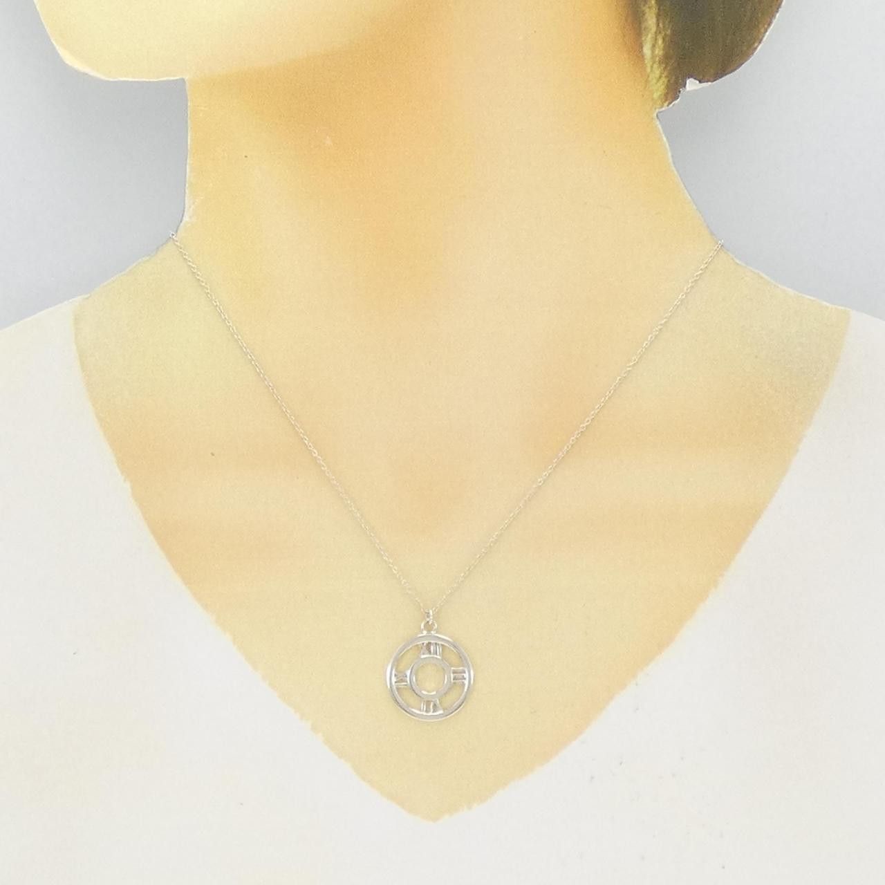 Tiffany & Co. Tiffany & Co. Tiffany Atlas Open Medallion 925 Silver Necklace Metal Necklace DUTY FREE for USA Size ONE SIZE - 6 Thumbnail