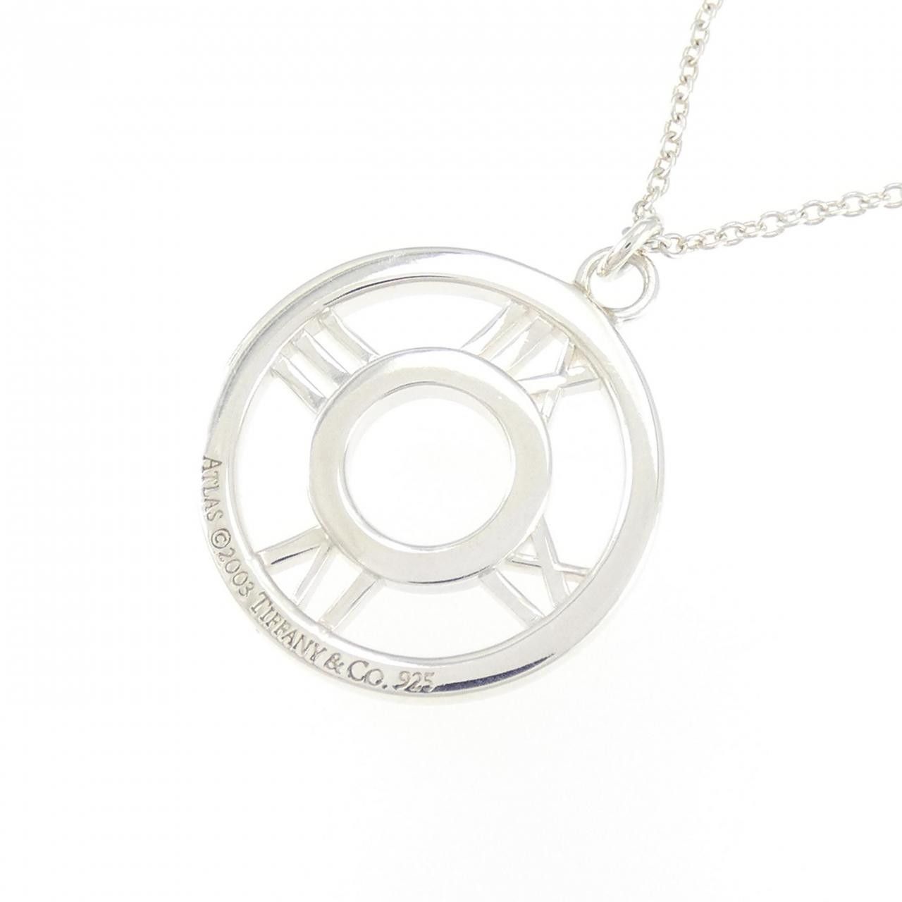 Tiffany & Co. Tiffany & Co. Tiffany Atlas Open Medallion 925 Silver Necklace Metal Necklace DUTY FREE for USA Size ONE SIZE - 4 Thumbnail