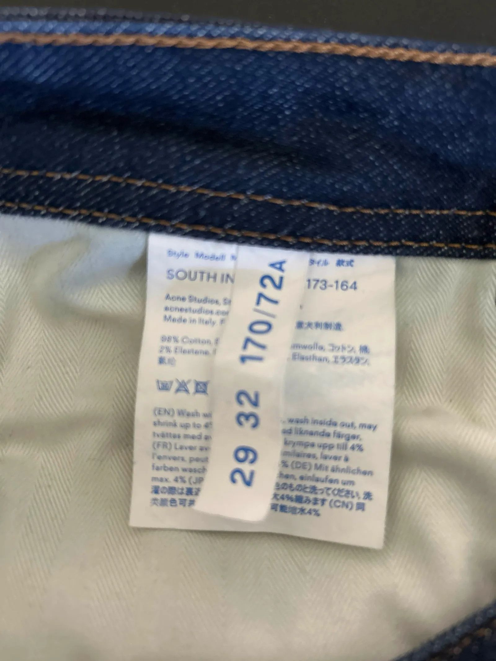 Acne Studios Acne Studios Blå Konst Jeans Size 29" - 3 Thumbnail