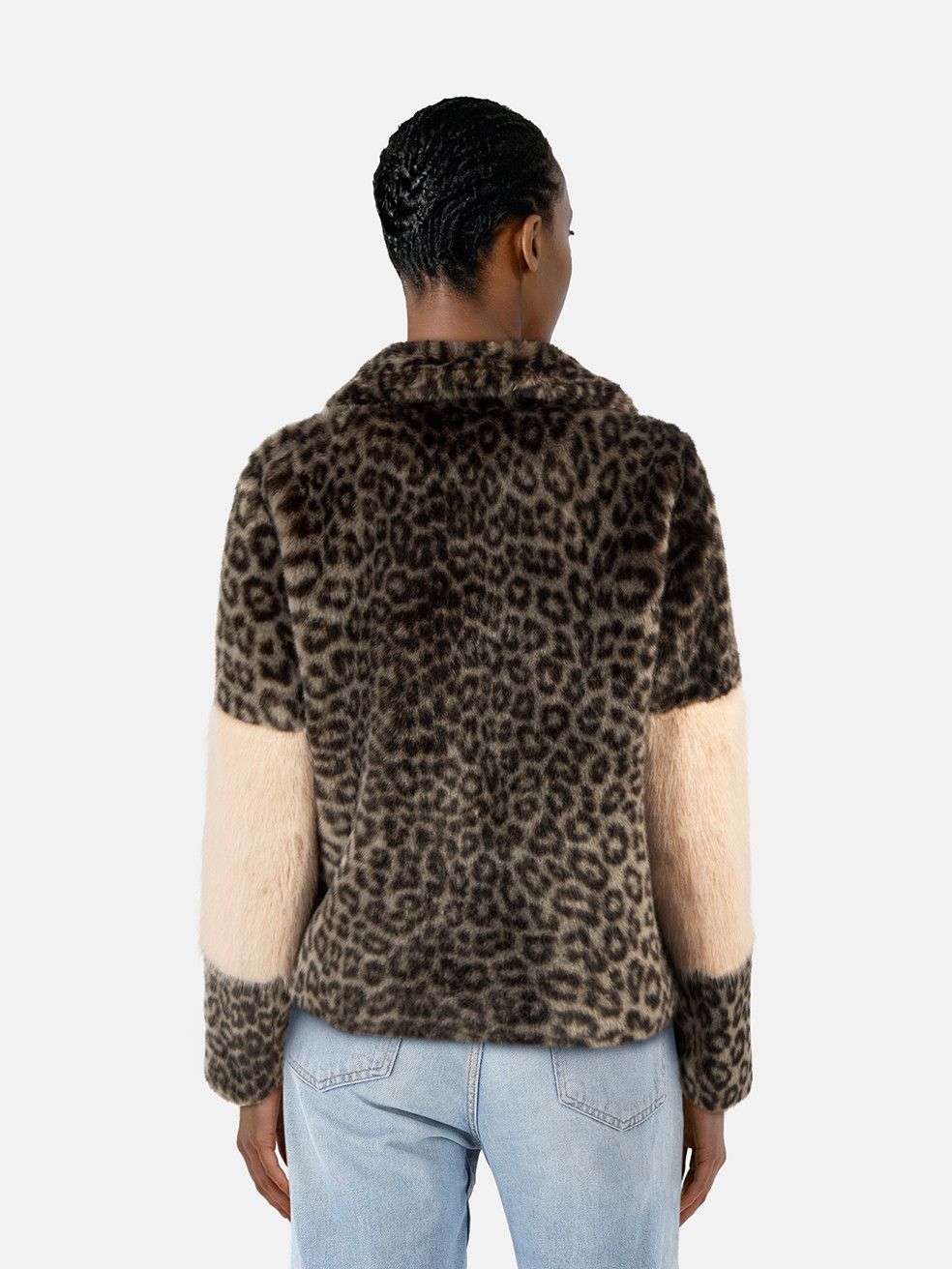 Shrimps Leopard Pattern Faux Fur Jacket Size M / US 6-8 / IT 42-44 - 2 Thumbnail