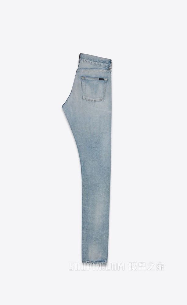 Saint Laurent Paris slim-fit jeans in light fall blue denim Size US 30 / EU 46 - 2 Thumbnail