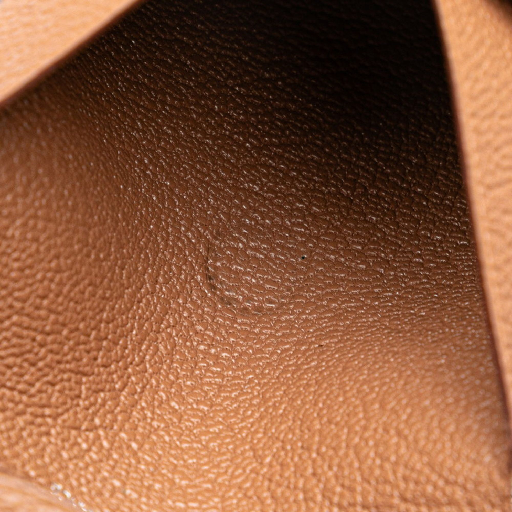 Hermes Hermès Bastia Wallet/Coin Purse Brown Epsom Leather Women's HERMES Size ONE SIZE - 5 Thumbnail