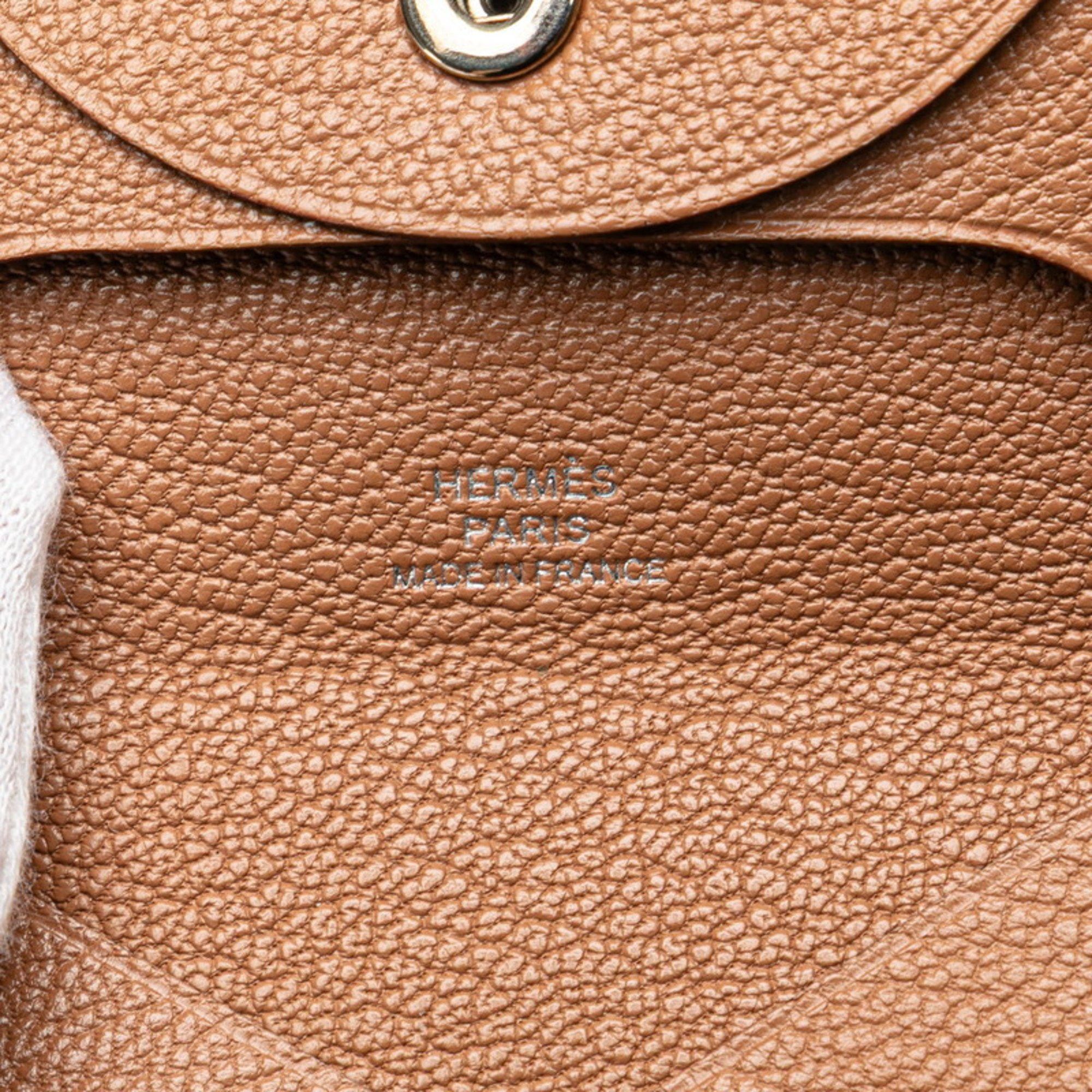 Hermes Hermès Bastia Wallet/Coin Purse Brown Epsom Leather Women's HERMES Size ONE SIZE - 7 Thumbnail