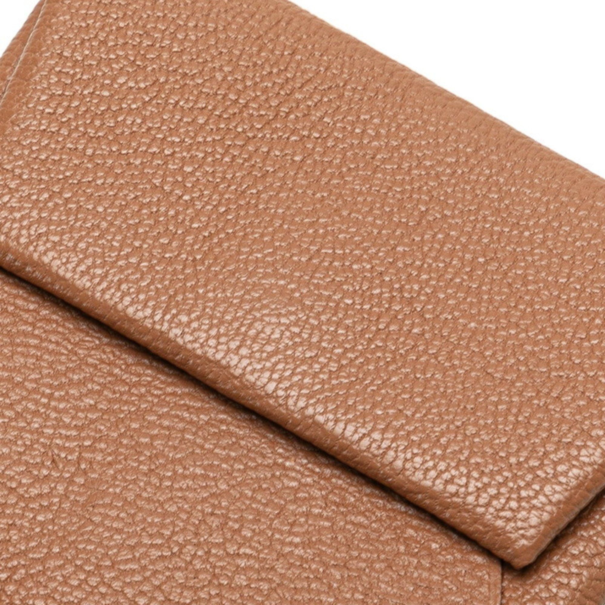 Hermes Hermès Bastia Wallet/Coin Purse Brown Epsom Leather Women's HERMES Size ONE SIZE - 4 Thumbnail