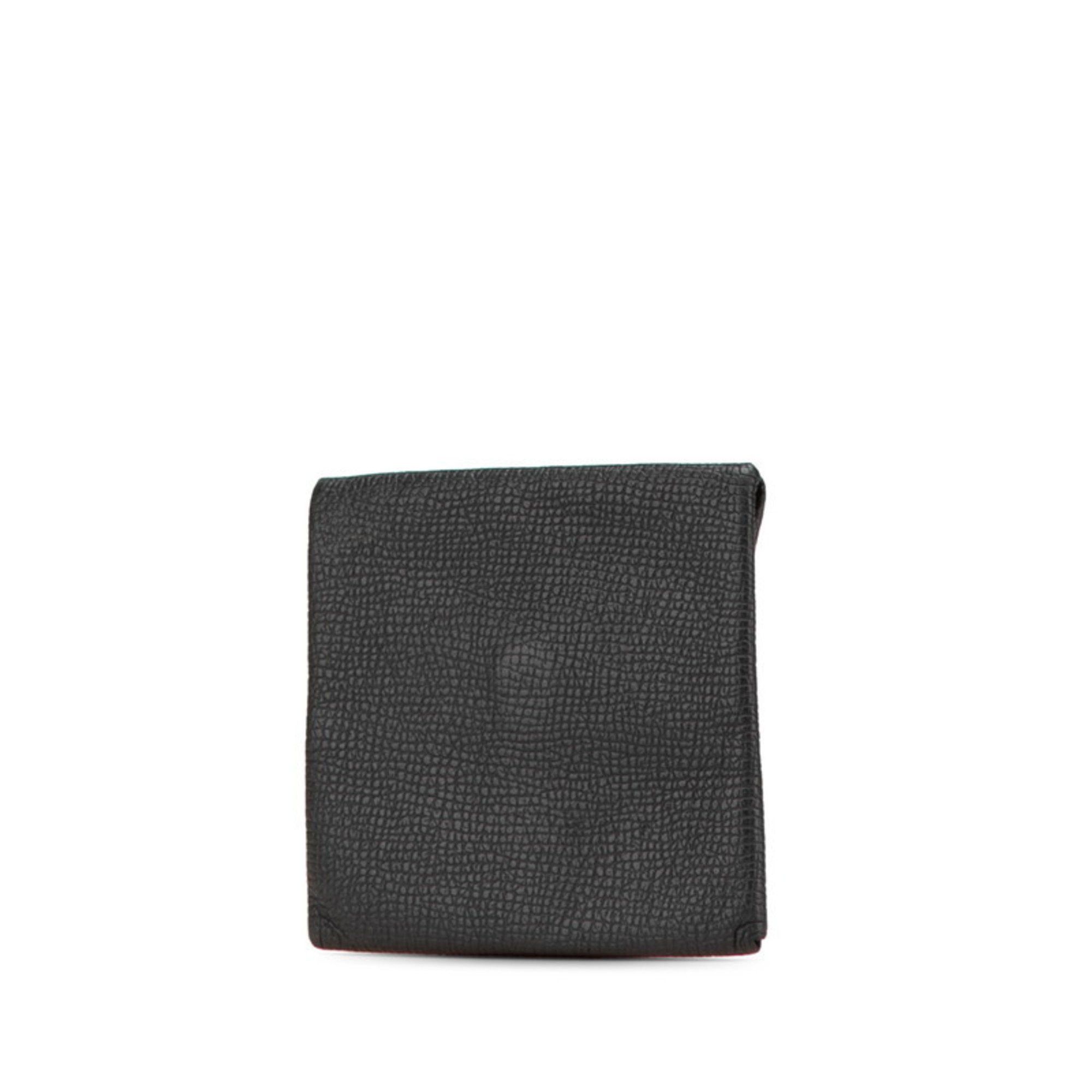 Hermes Hermès Bastia Wallet/Coin Purse Black Epsom Leather Women's HERMES Size ONE SIZE - 2 Thumbnail
