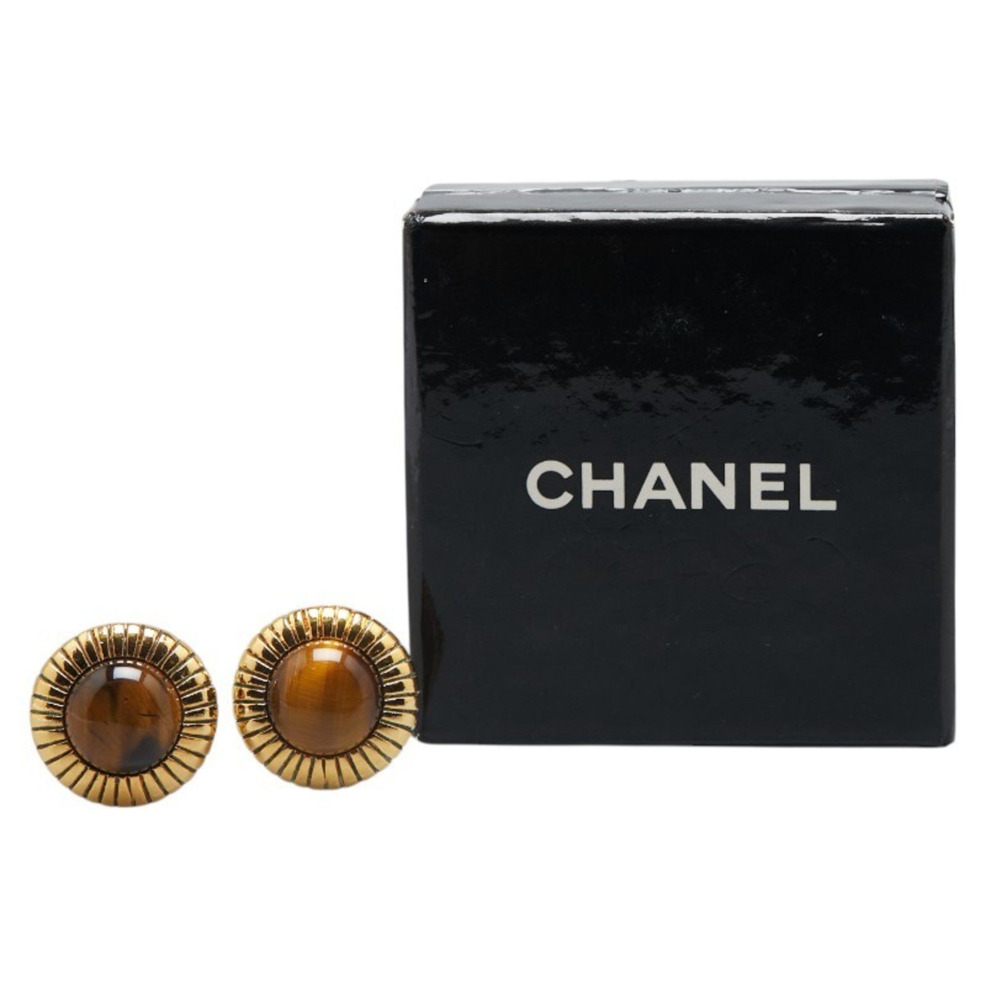 Chanel CHANEL Vintage Earrings, Gold Plated, Women's Size ONE SIZE - 5 Thumbnail