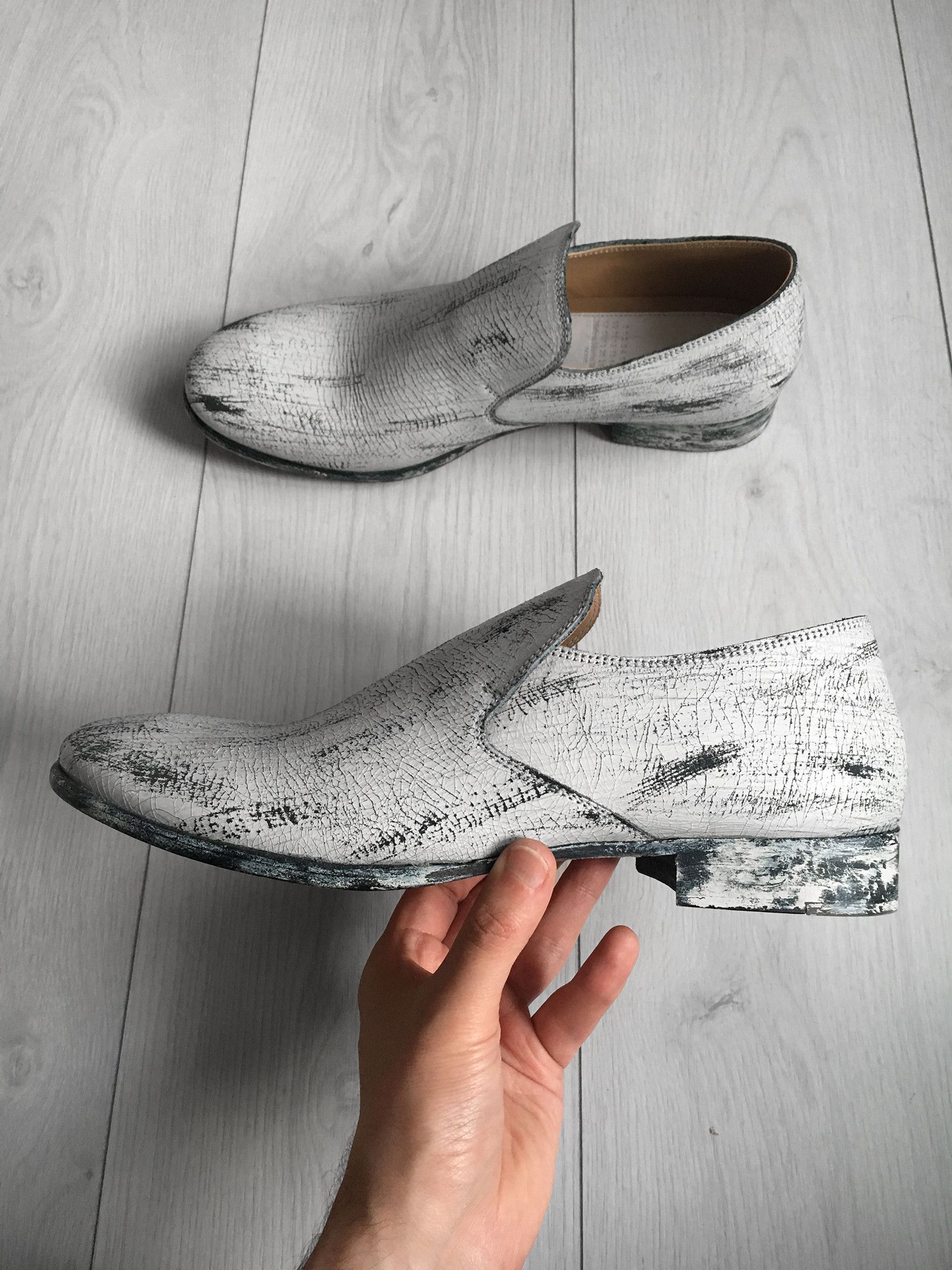 Maison Martin Margiela × H＆M Maison Martin Margiela X H&M Black Patent Leather Plexi
