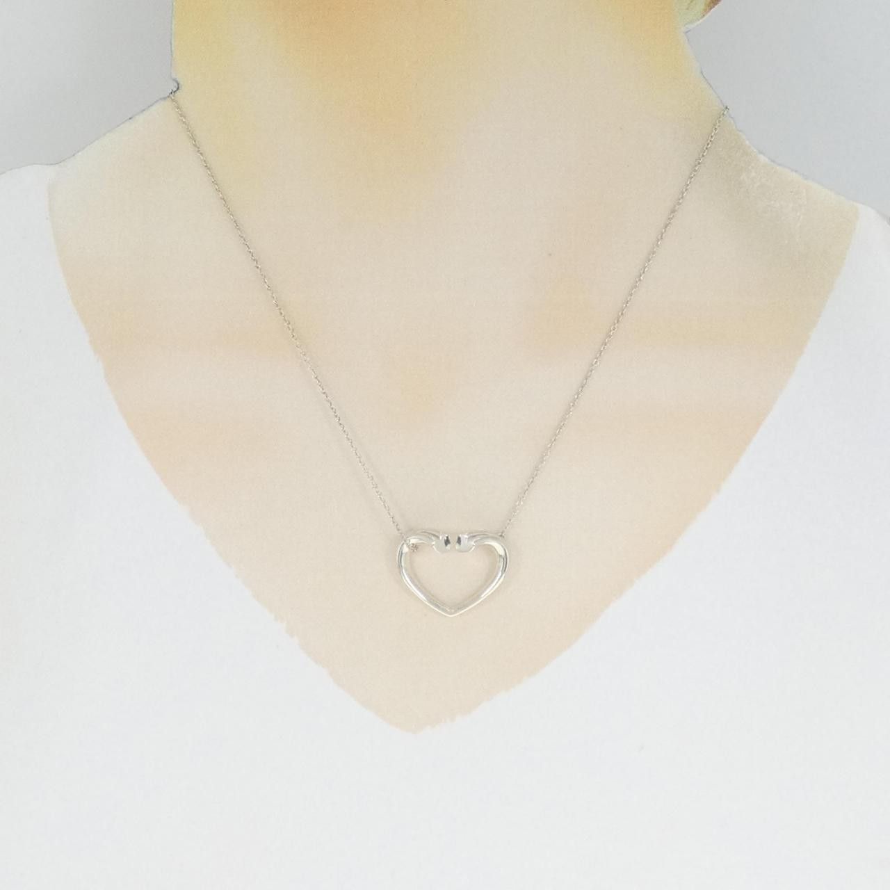 Tiffany & Co. Tiffany & Co. Tiffany Tenderness Heart Large 925 Silver Necklace Metal Necklace DUTY FREE for USA Size ONE SIZE - 6 Thumbnail