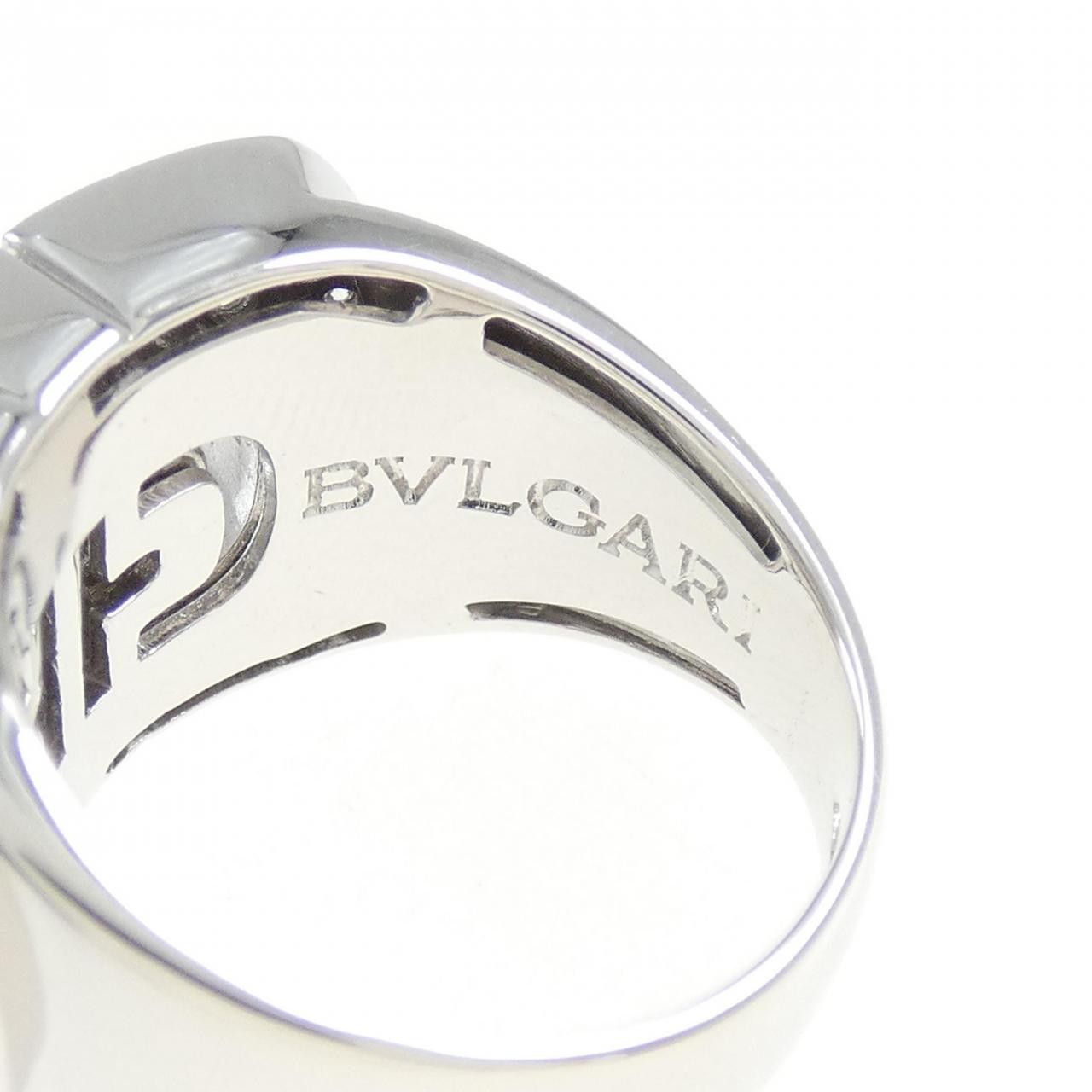 Bvlgari Bvlgari Bvlgari Parentesi 750 White Gold Diamond Ring Size 8 Metal Ring DUTY FREE for USA Size ONE SIZE - 4 Thumbnail