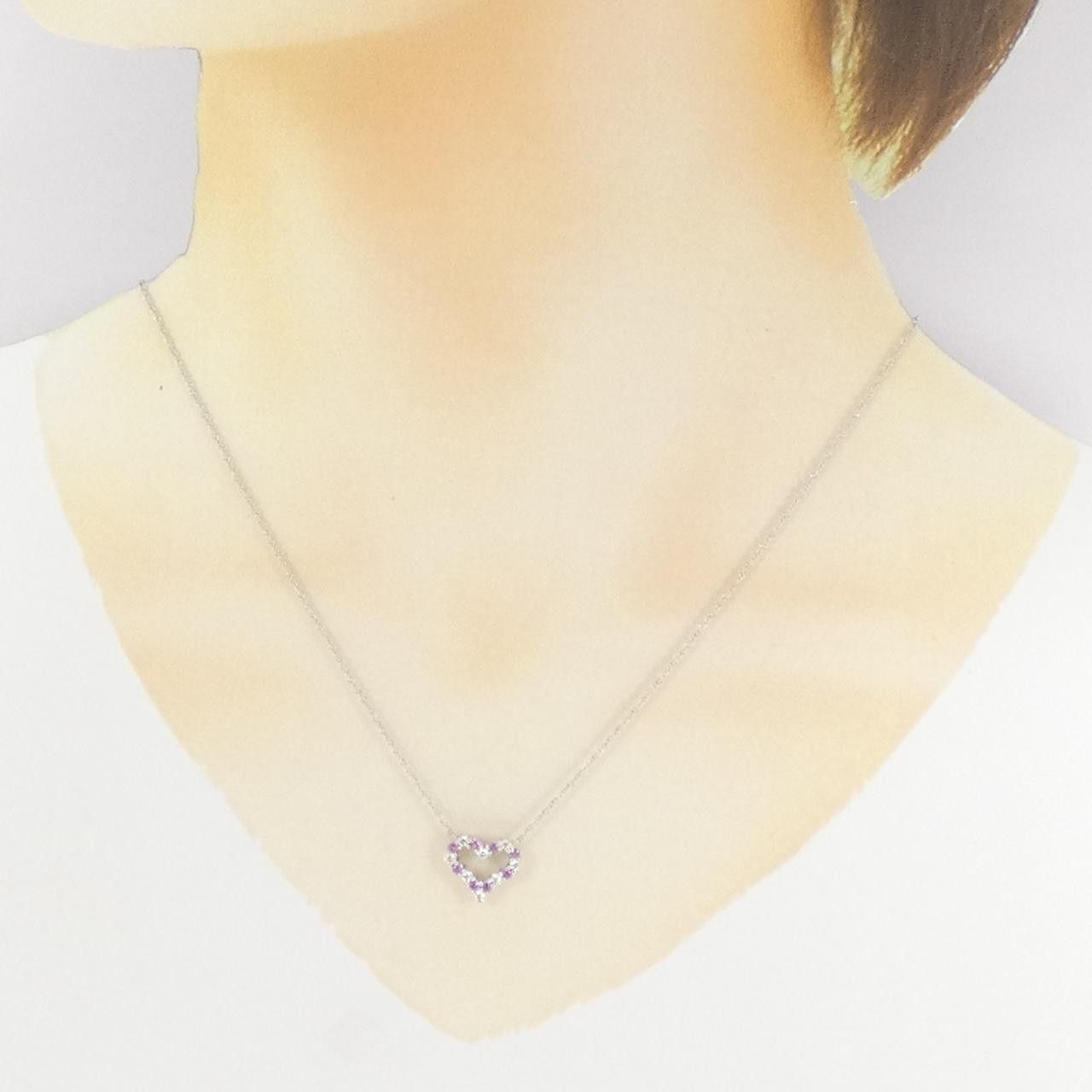 Tiffany & Co. Tiffany & Co. Tiffany Sentimental Heart Mini Platinum Necklace Metal Necklace DUTY FREE for USA Size ONE SIZE - 6 Thumbnail
