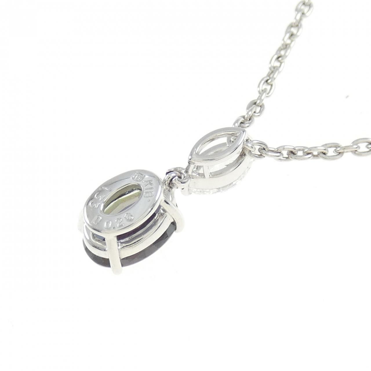 Mikimoto Mikimoto Mikimoto Au750 Alexandrite Necklace Metal Necklace DUTY FREE for USA Size ONE SIZE - 4 Thumbnail