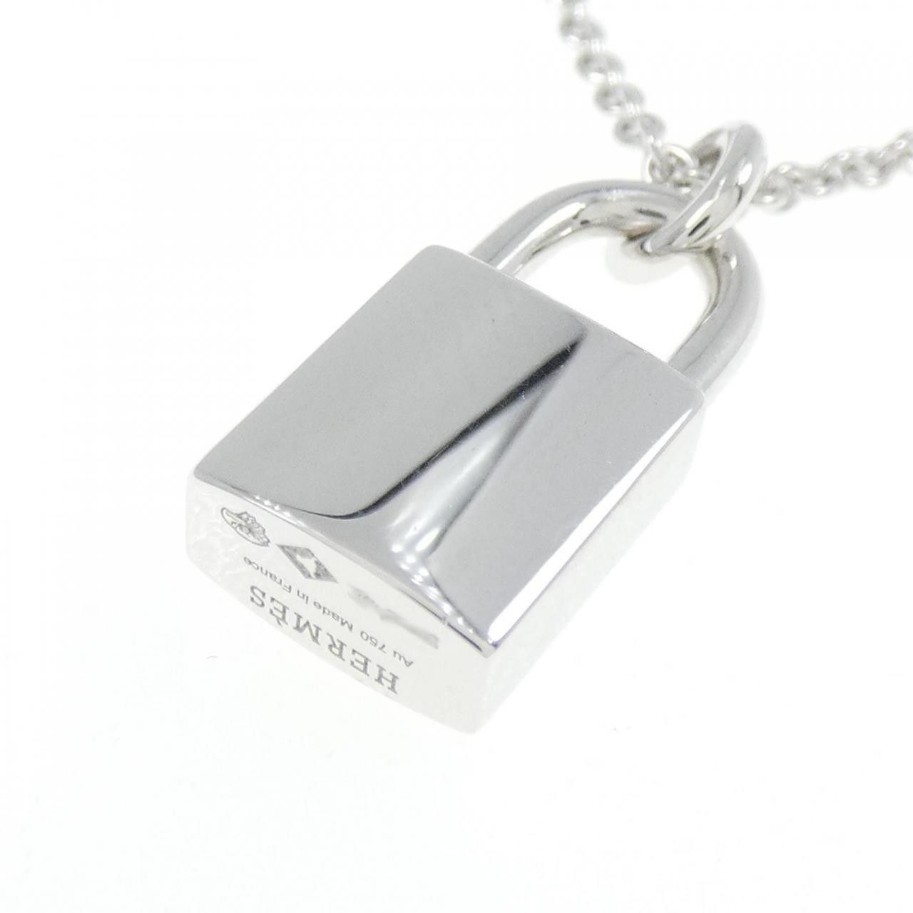 Hermes Hermes Hermes Amulette Cadena 750 White Gold Diamond Necklace Metal Necklace DUTY FREE for USA Size ONE SIZE - 4 Thumbnail