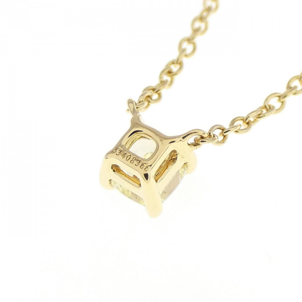 Tiffany & Co. Tiffany & Co. Tiffany & Co. 750 Yellow Gold Diamond Necklace Metal Necklace DUTY FREE for USA Size ONE SIZE - 4 Thumbnail