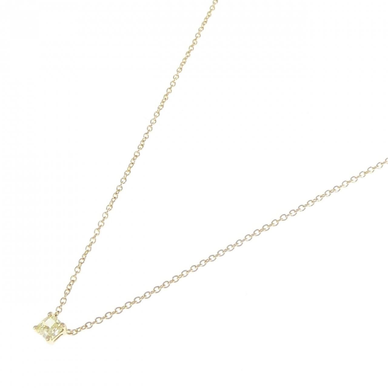 Tiffany & Co. Tiffany & Co. Tiffany & Co. 750 Yellow Gold Diamond Necklace Metal Necklace DUTY FREE for USA Size ONE SIZE - 2 Thumbnail