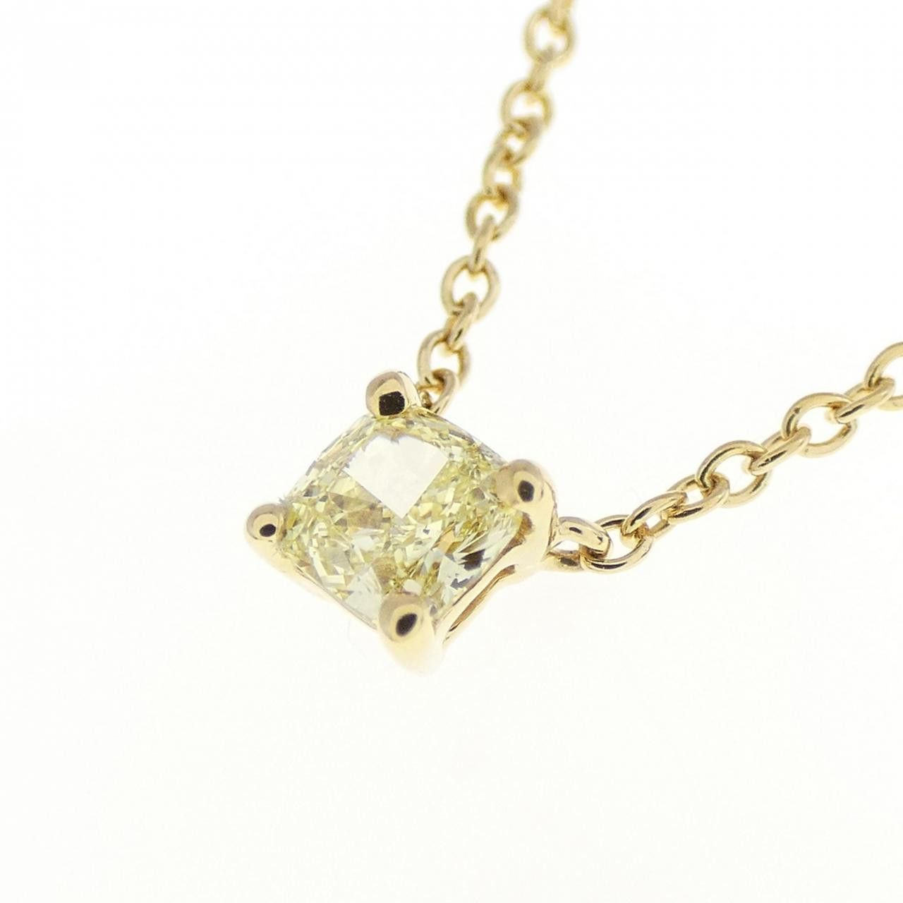 Tiffany & Co. Tiffany & Co. Tiffany & Co. 750 Yellow Gold Diamond Necklace Metal Necklace DUTY FREE for USA Size ONE SIZE - 3 Thumbnail