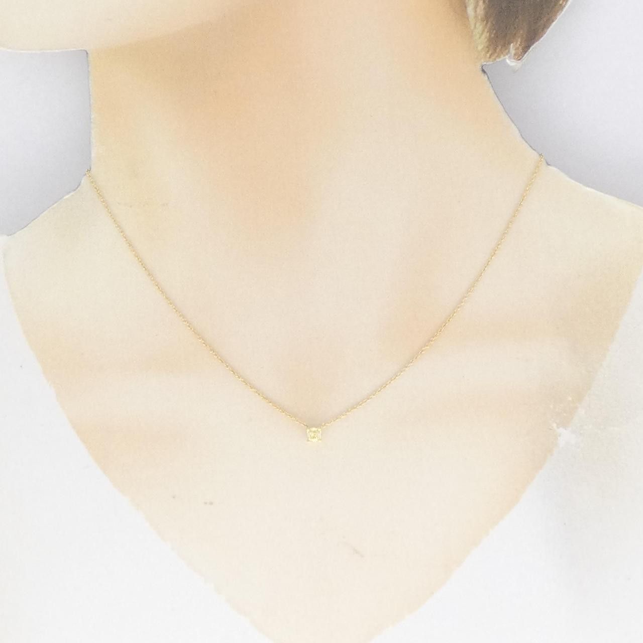 Tiffany & Co. Tiffany & Co. Tiffany & Co. 750 Yellow Gold Diamond Necklace Metal Necklace DUTY FREE for USA Size ONE SIZE - 6 Thumbnail