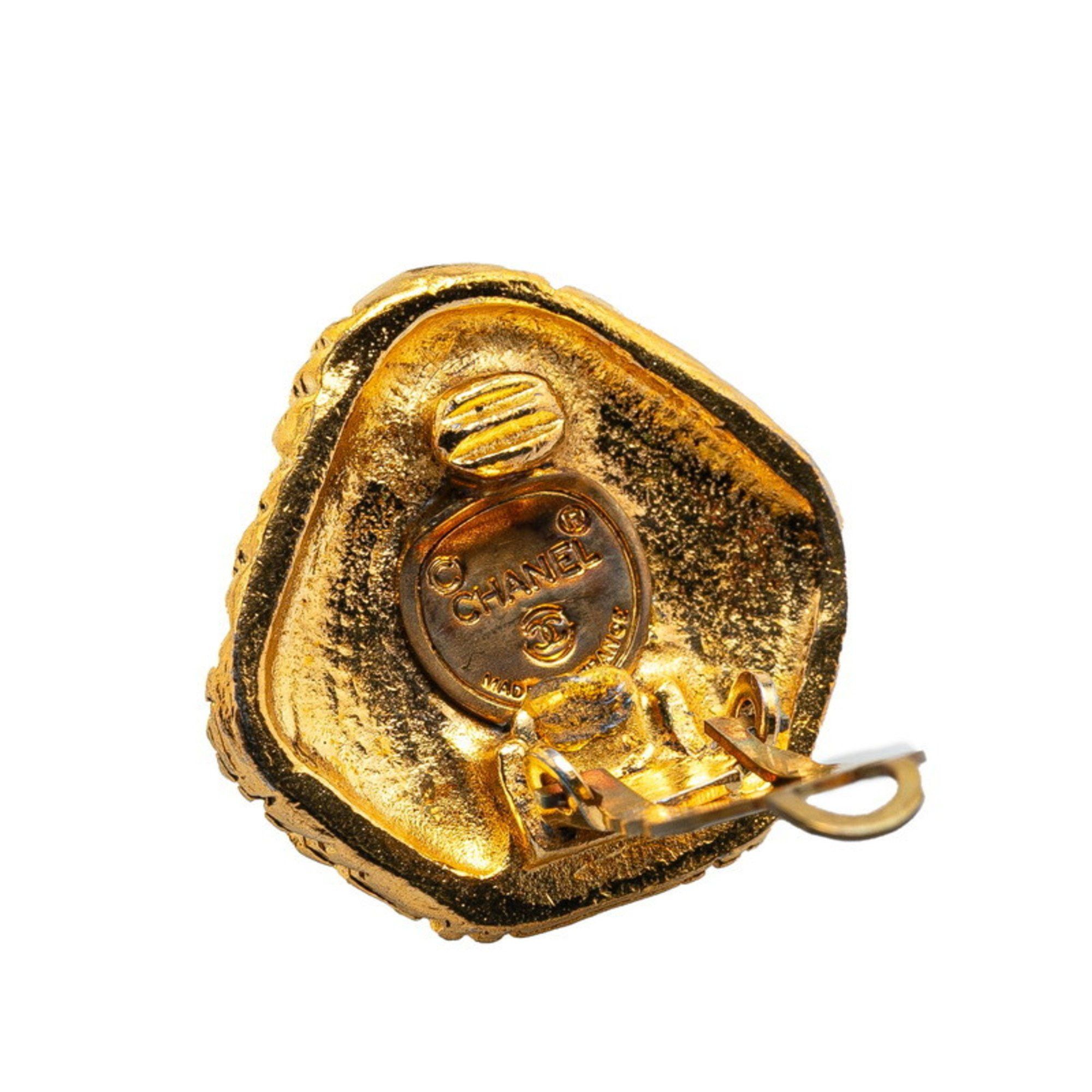 Chanel CHANEL Vintage Earrings, Gold Plated, Women's Size ONE SIZE - 3 Thumbnail