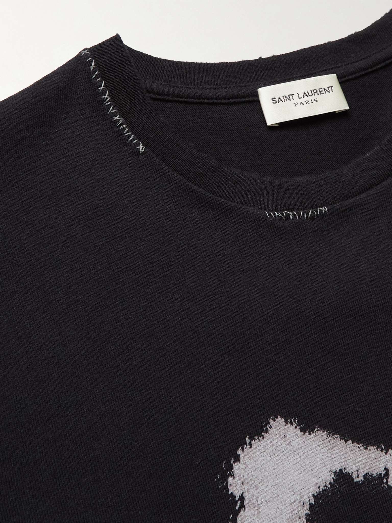 Saint Laurent Paris heart t-shirt Size US XS / EU 42 / 0 - 5 Thumbnail