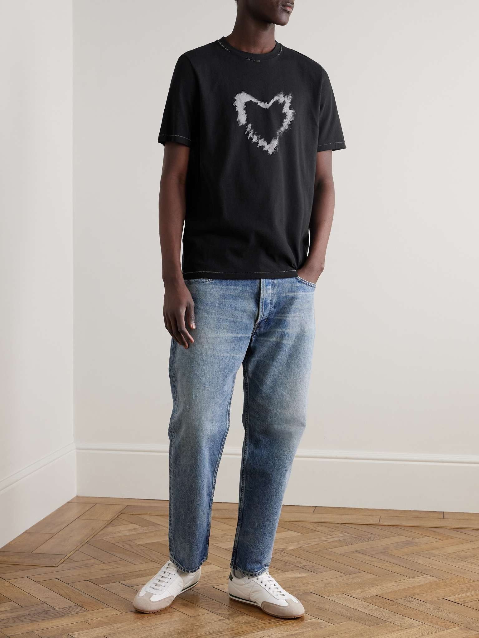 Saint Laurent Paris heart t-shirt Size US XS / EU 42 / 0 - 2 Thumbnail