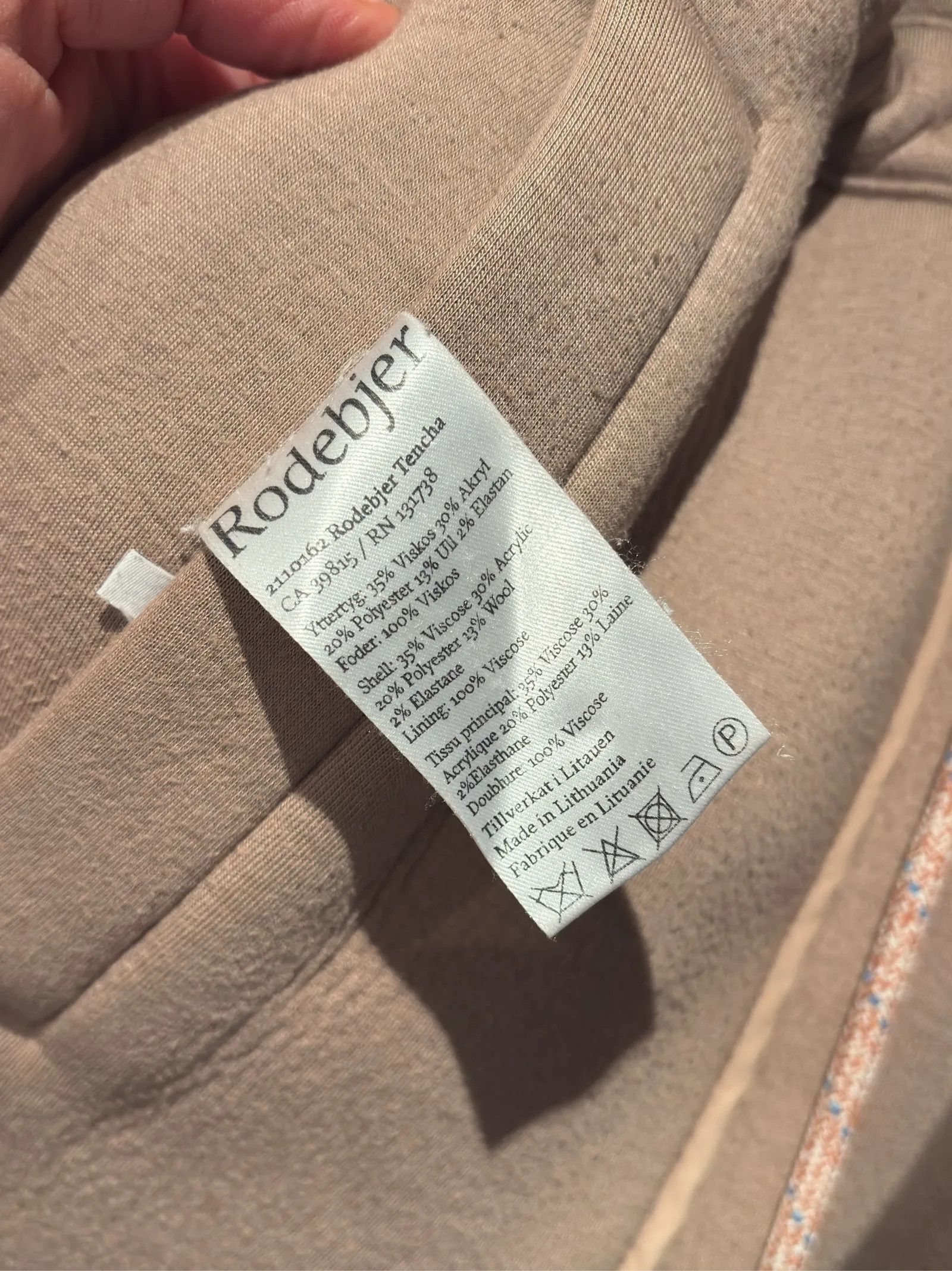 Rodebjer Rodebjer Tencha Coat Size M / US 6-8 / IT 42-44 - 2 Thumbnail