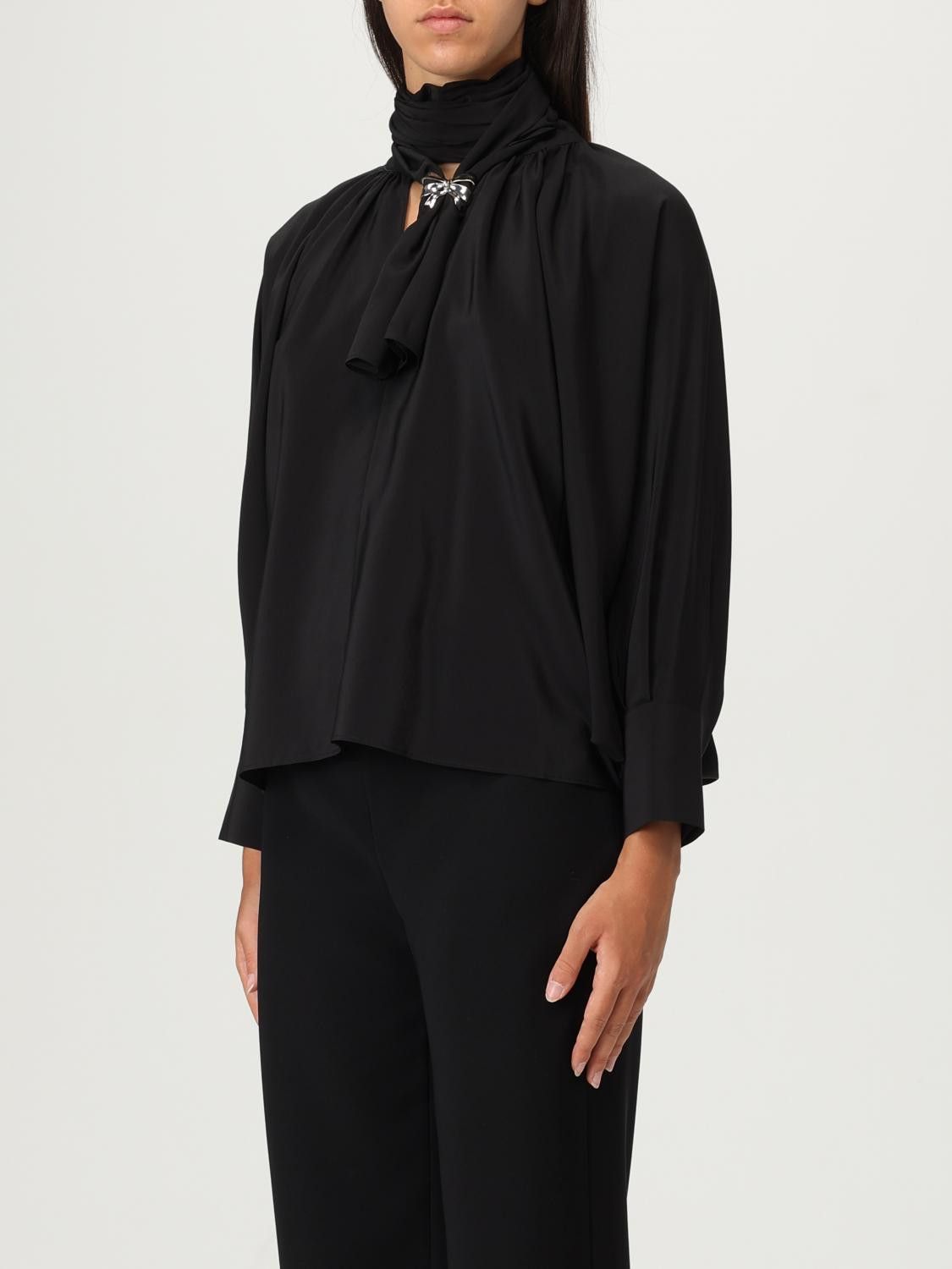 Max Mara Max Mara Shirt Woman Black Size M / US 6-8 / IT 42-44 - 4 Thumbnail