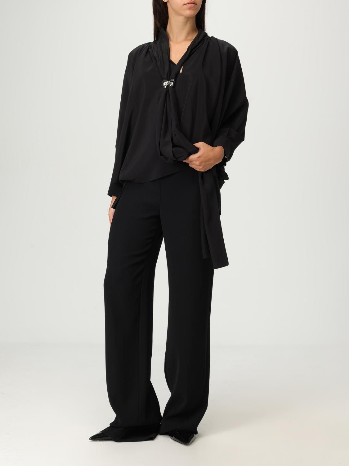 Max Mara Max Mara Shirt Woman Black Size M / US 6-8 / IT 42-44 - 2 Thumbnail