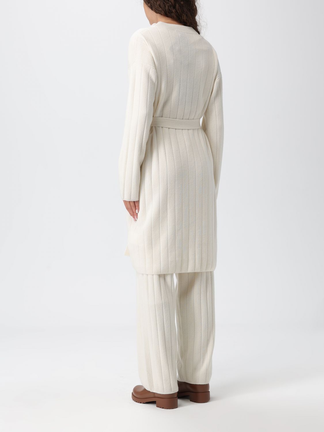 Max Mara Max Mara Sweater Woman White Size L / US 10 / IT 46 - 3 Thumbnail