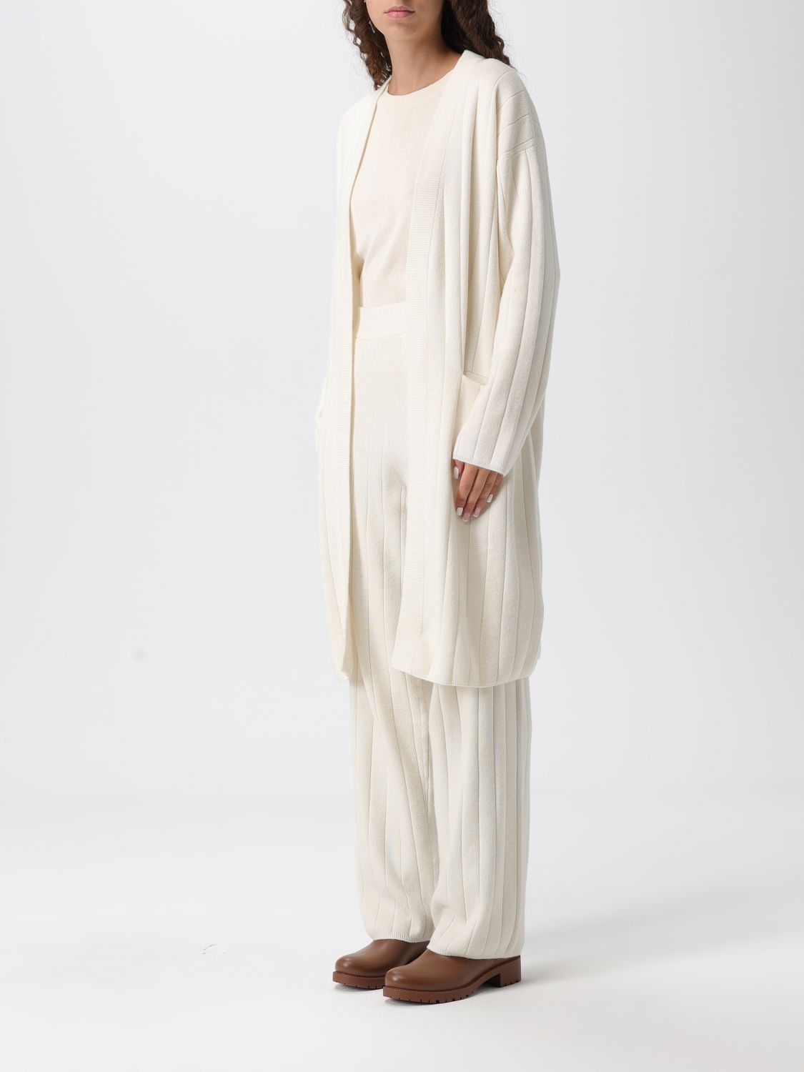 Max Mara Max Mara Sweater Woman White Size M / US 6-8 / IT 42-44 - 4 Thumbnail