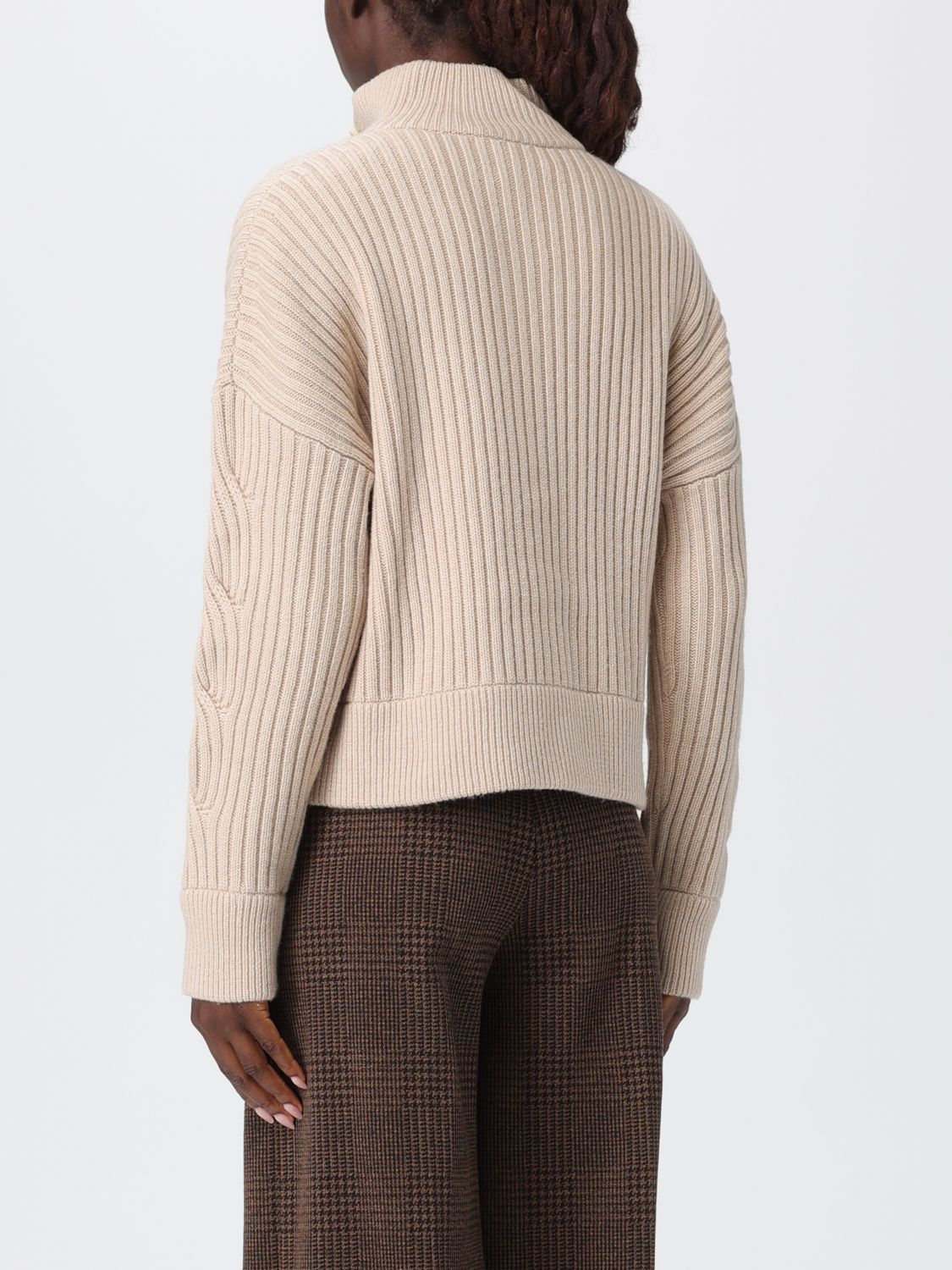 Max Mara Max Mara Sweater Woman Beige Size XS / US 0-2 / IT 36-38 - 3 Thumbnail