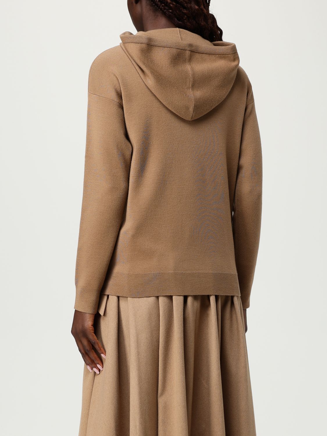 Max Mara Max Mara Sweatshirt Woman Camel Size XS / US 0-2 / IT 36-38 - 3 Thumbnail