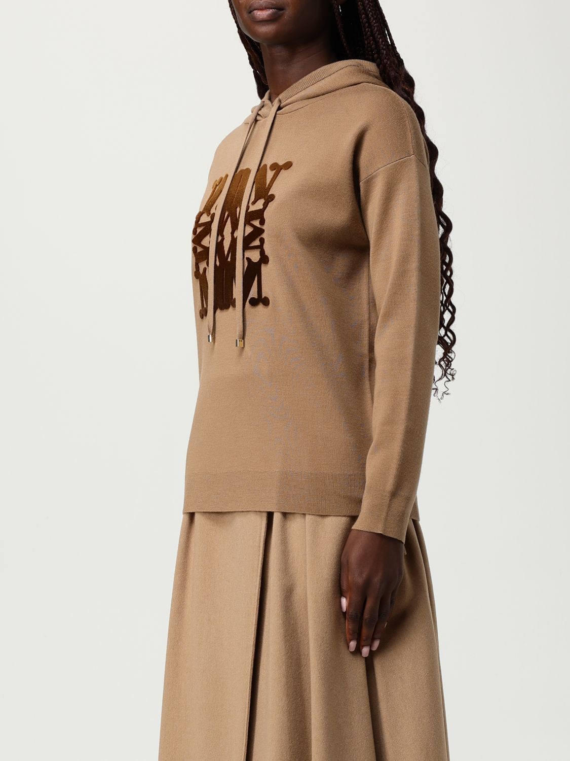 Max Mara Max Mara Sweatshirt Woman Camel Size XS / US 0-2 / IT 36-38 - 4 Thumbnail