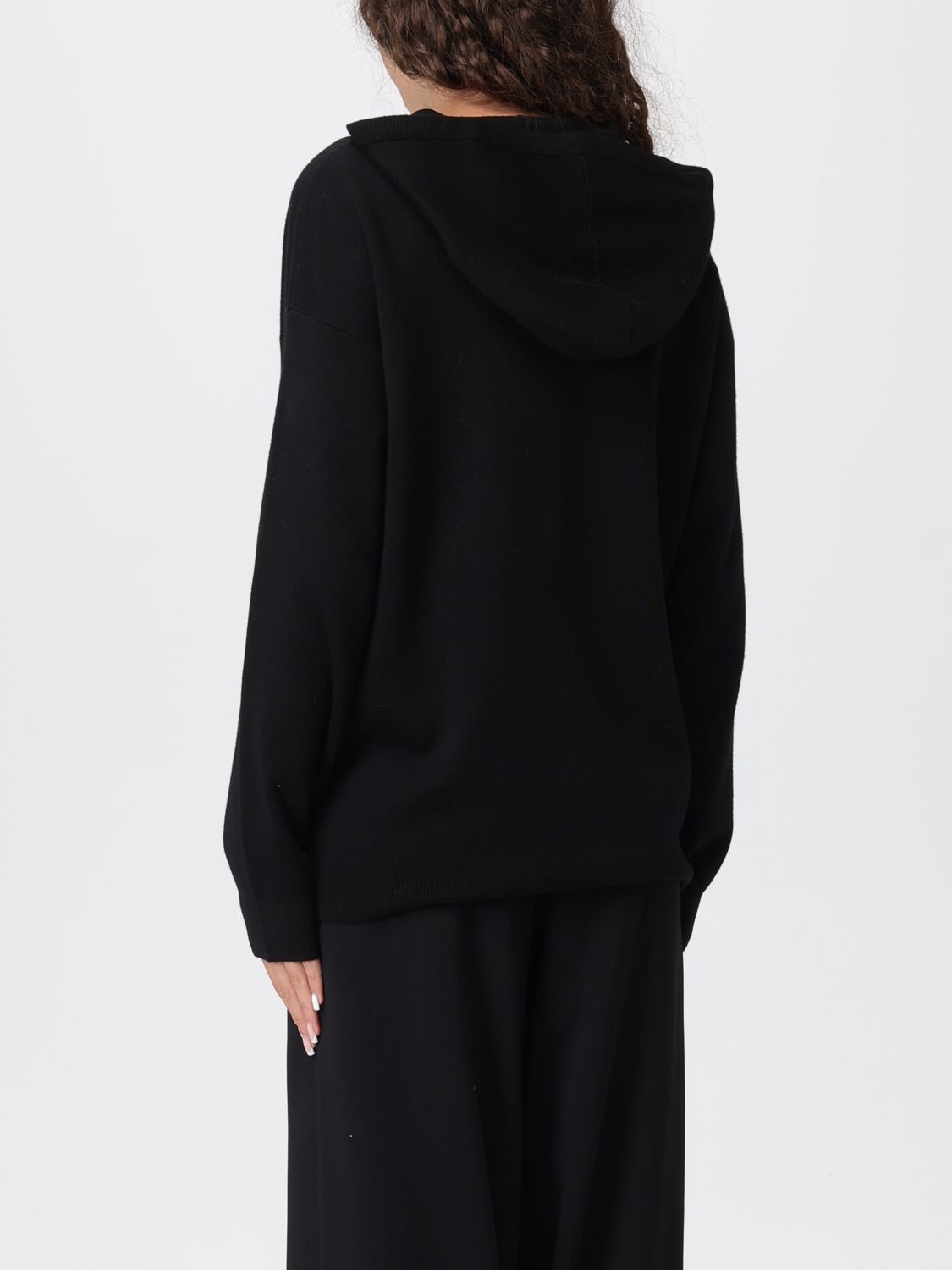 Max Mara Max Mara Sweatshirt Woman Black Size XS / US 0-2 / IT 36-38 - 3 Thumbnail