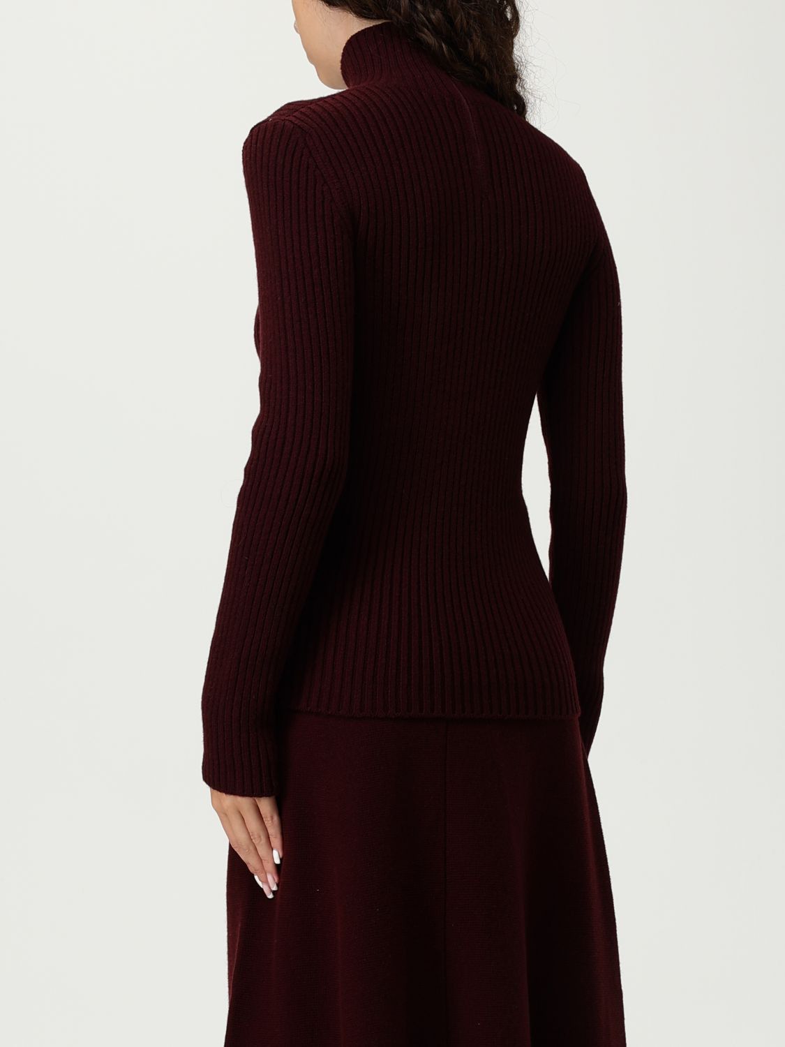 Max Mara Max Mara Sweater Woman Burgundy Size L / US 10 / IT 46 - 3 Thumbnail