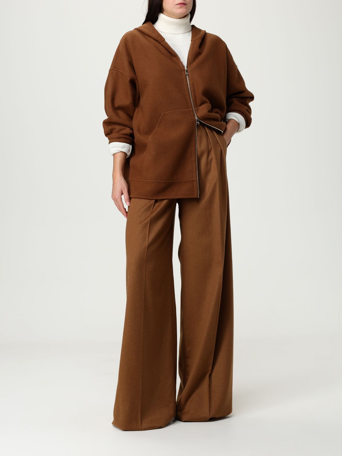 Max Mara Max Mara Sweatshirt Woman Leather Size S / US 4 / IT 40 - 2 Thumbnail
