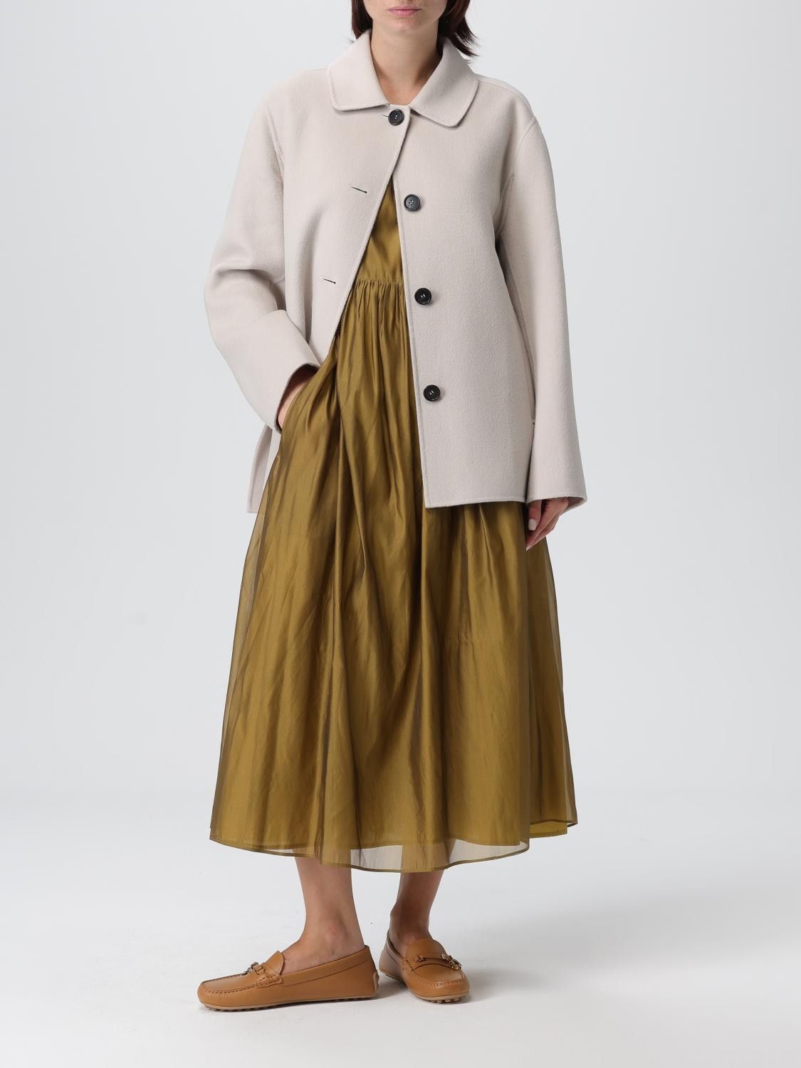 Max Mara Max Mara Jacket Woman White Size M / US 6-8 / IT 42-44 - 2 Thumbnail
