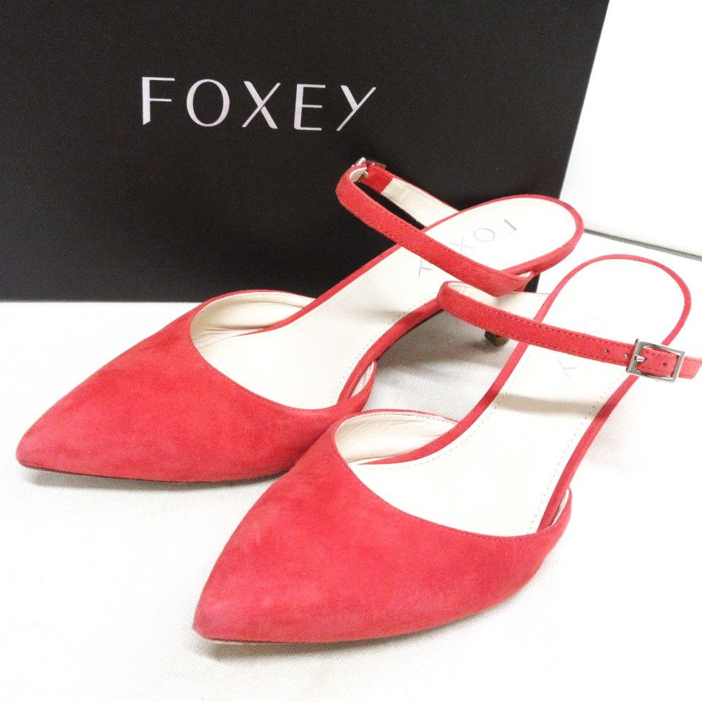 Other Other FOXEY POPPY Suede Mule Sandals Suede Shoes DUTY FREE for USA Size ONE SIZE - 11 Thumbnail